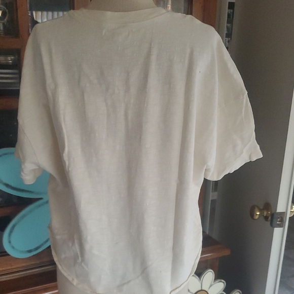 Madewell Cream Casual Button Down Shirt - Picture 2 of 7